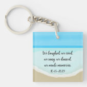 Trauzeugin Danke Strand Schlüsselanhänger (Vorderseite)