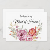 Trauzeugin Dankeskarte (Vorne/Hinten)