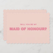 Trauzeugin der skalierten Kante der Kontur Einladung (Vorne/Hinten)