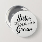 Trauzeugin des Bräutigams Hochzeitsprobe Dinner Button (Vorne & Hinten)