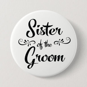 Trauzeugin des Bräutigams Hochzeitsprobe Dinner Button
