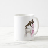 Trauzeugin? Dk Br Long Bride Br Bun Maid v2 Kaffeetasse (VorderseiteRechts)