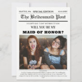 Trauzeugin Einladung (Vorderseite)