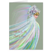 Trauzeugin Einladung mit Fantasy Bride (Vorne)