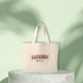 Trauzeugin Elegante Script Tote Tasche