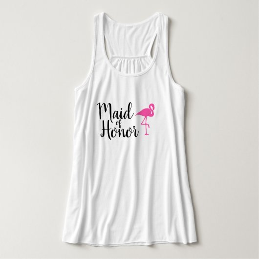 "Trauzeugin" Flamingo Wedding Tank (Design Vorderseite)