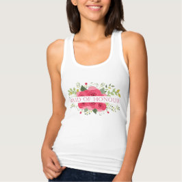 TRAUZEUGIN Floral Tank Top