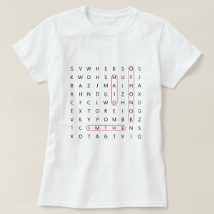 Trauzeugin Fun Wedding Word Find Bachelorette T T-Shirt
