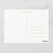 Trauzeugin für Apricot Peach Postkarte (Rückseite)