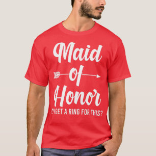 Trauzeugin für Frauen bekomme ich einen Ring für d T-Shirt