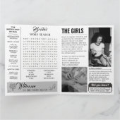 Trauzeugin für Fun Wedding Newspaper Karte (Innenseite)