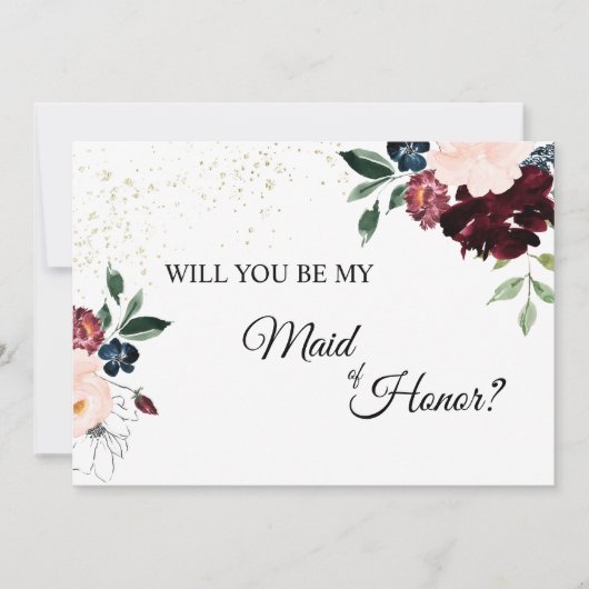 Trauzeugin für Sommerfeiern Einladung (Vorderseite)