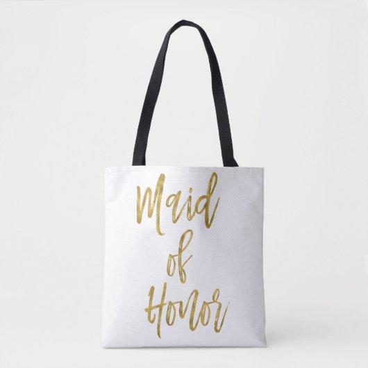 Trauzeugin Gold Wedding Bag Tasche (Vorderseite)