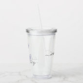 Trauzeugin HBIC Bestie in Charge Individuelle Name Acryltrinkbecher (Links)