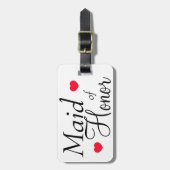 Trauzeugin Hearts Gepäckanhänger (Vorderseite vertikal)