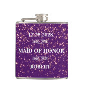 Trauzeugin Hochzeit Flachmann (Vorderseite)