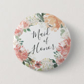 Trauzeugin im Sommer Button (Vorderseite)