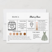 Trauzeugin Info Karte Brigitte Vorschlag Karte (Rückseite)