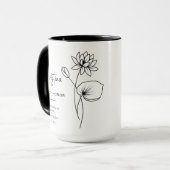 Trauzeugin Juli | Blume Tasse (Vorderseite Links)