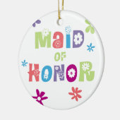 Trauzeugin Keramik Ornament (Links)