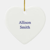 Trauzeugin Keramik Ornament (Hinten)