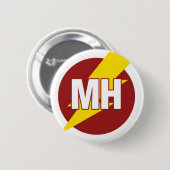 Trauzeugin-Knopf Button (Vorne & Hinten)