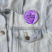 TRAUZEUGIN - Lavendel-Rosenknopf Button (Beispiel)