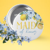 Trauzeugin Lemon Brautparty Button auf Button