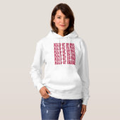 Trauzeugin Magenta Rosa Matching Brautparty Hoodie (Vorne ganz)