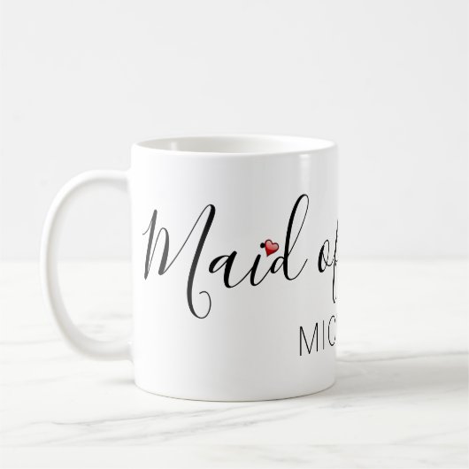 Trauzeugin mit Namen Kaffeetasse (Links)