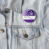 TRAUZEUGIN Name-Lavendel-lila Rose Button (Beispiel)