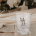 Trauzeugin Neutral Floral Letter Brautparty Schnapsglas<br><div class="desc">Schießen Sie Glas für Ihre Trauzeugin als Dankeschön Geschenk oder für Ihren Junggeselinnen-Abschied, Probe Abendessen, Empfang etc. zu personalisieren. Trauzeugin wird mit neutralen Boho Blumenbriefen und handgeschriebenen Schriften geschrieben. Sie können auch den Namen der Braut und Bräutigam und deren Hochzeitstag hinzufügen. Eine schöne Hochzeitsfeier, die für eine Hochzeit im Herbst,...</div>