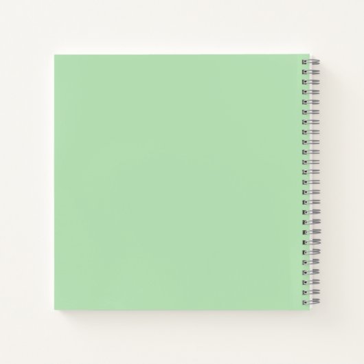 Trauzeugin Notebook (Sage Green) Notizblock (Rückseite)