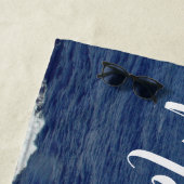 Trauzeugin Ocean Waves Strandhandtuch (Beispiel)