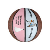 Trauzeugin oder Bridesmaid Invite Mini Basketball (Vertikal)