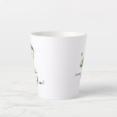 Trauzeugin Palm Leaf Brautparty Milchtasse (Vorderseite)