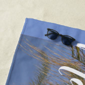 Trauzeugin Palm Trees Strandtuch (Beispiel)