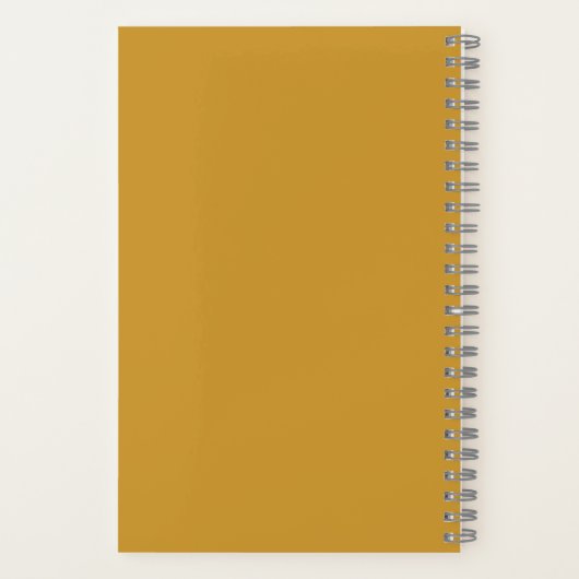 Trauzeugin Personalisiert-Gelbe Hochzeitsgeschenk Notizblock (Rückseite)