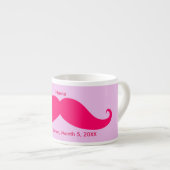 Trauzeugin Pink Mustache Espresso Tasse (Vorderseite Rechts)
