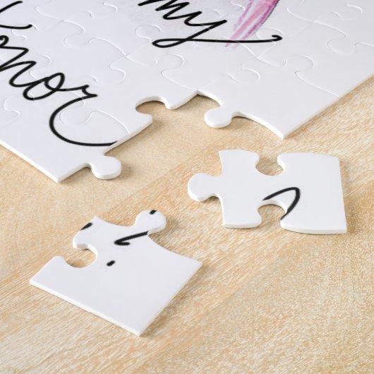 Trauzeugin? Puzzlespiel-blondes Puzzle (Seite)