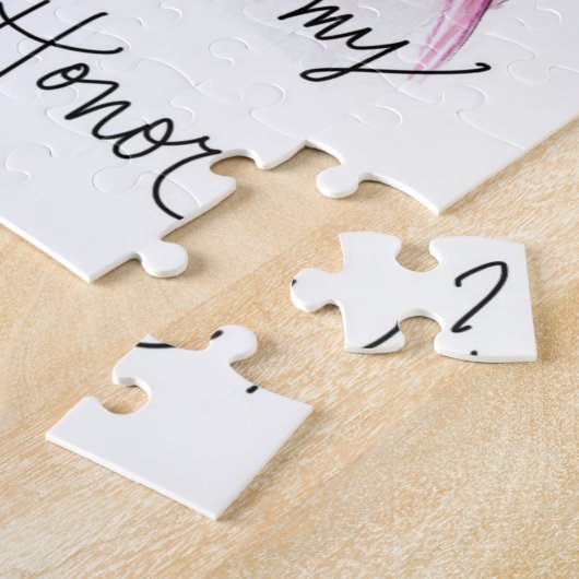 Trauzeugin? Puzzlespiel-blondes Puzzle (Seite)