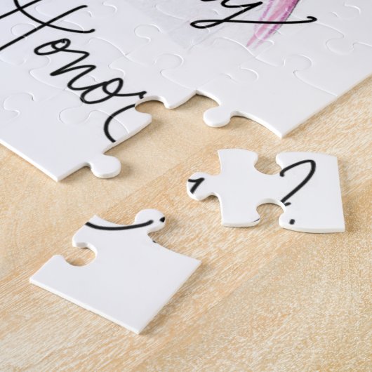 Trauzeugin? Puzzlespiel-Br-Wellen-Braut-Br bewegt Puzzle (Seite)