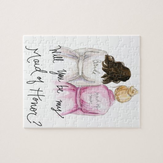 Trauzeugin? Puzzlespiel-DK-Br-gewelltes Puzzle (Horizontal)