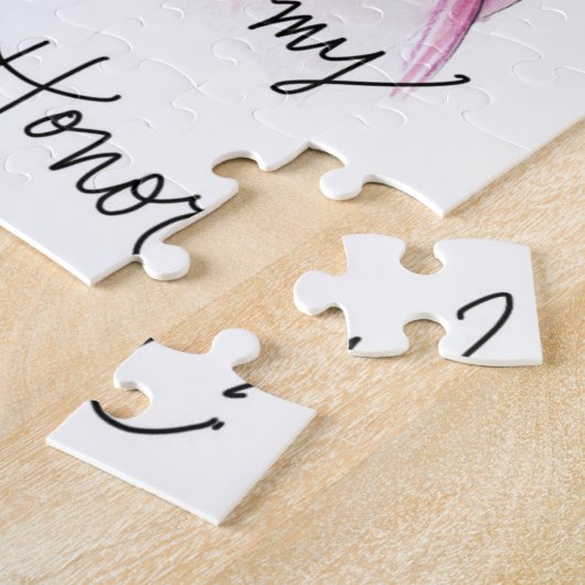 Trauzeugin? Puzzlespiel-DK-Br-gewelltes Puzzle (Seite)