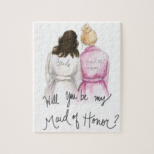 Trauzeugin? Puzzlespiel-DK-Br-gewelltes Puzzle (Vertikal)