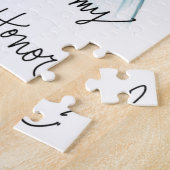 Trauzeugin? Puzzlespiel kastanienbraunes L Puzzle (Seite)