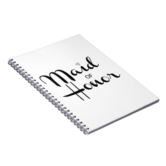 Trauzeugin Retro-Skript Notizblock (Rechte Seite)