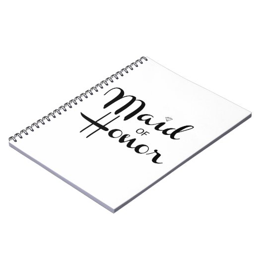 Trauzeugin Retro-Skript Notizblock (Linke Seite)