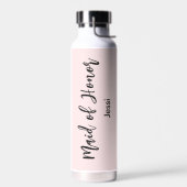 Trauzeugin Rosa Brautparty Trinkflasche (Links)