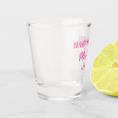 Trauzeugin Rosa Individuelle Name Geschenke Hochze Schnapsglas (Links)